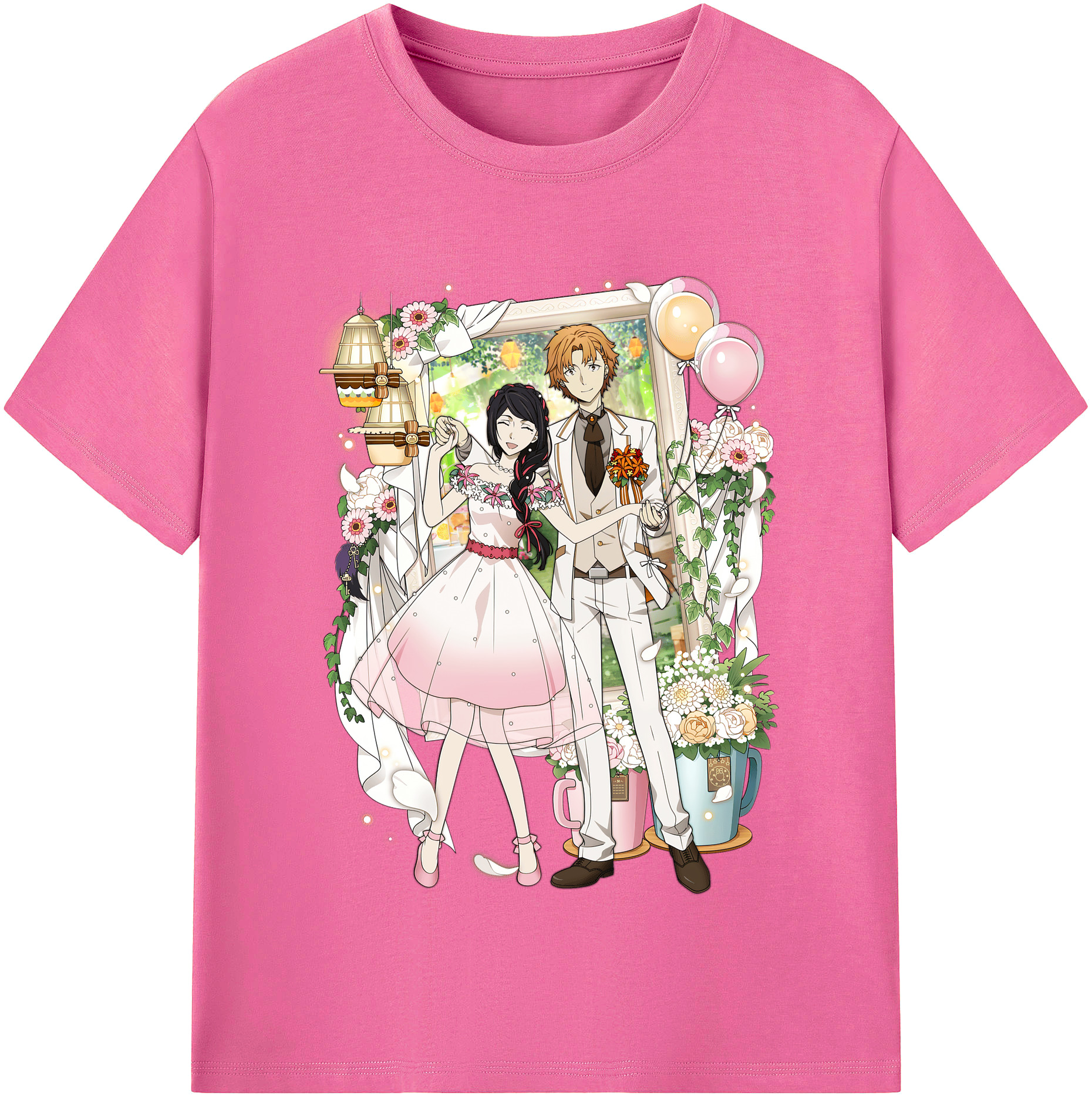 （画像用） 文豪ストレイドッグス Bungo Stray Dogs レディースカジュアルプリントTシャツ（綿100％）